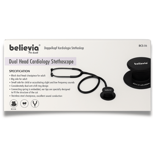 Dual Head Cardiology Stethoscope Believia BCS-07