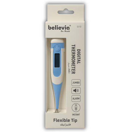 Digital Thermometer Flexible Tip Believia DT-10